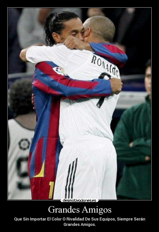 carteles amigos futbol desmotivaciones