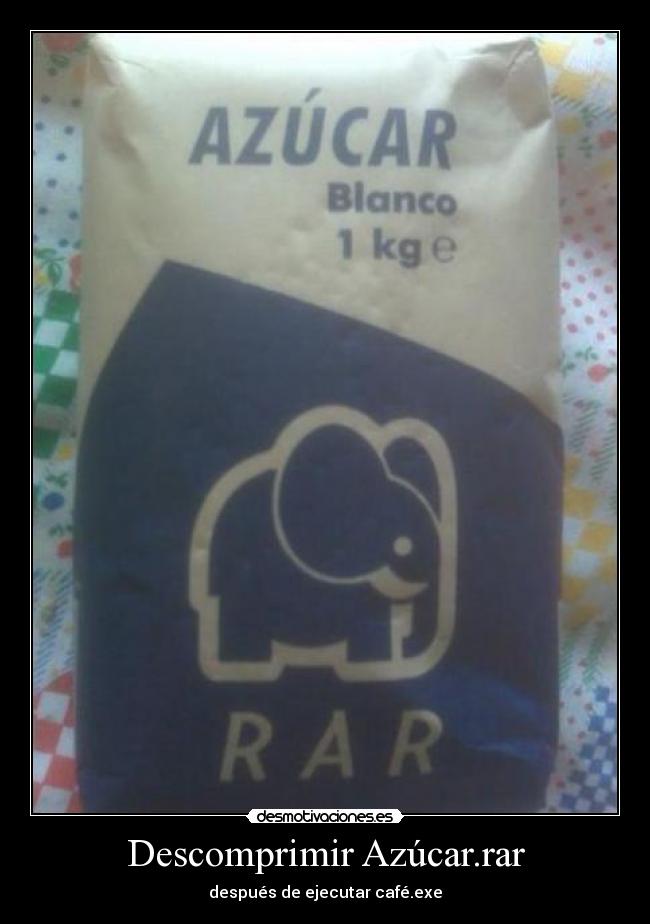 Descomprimir Azúcar.rar -