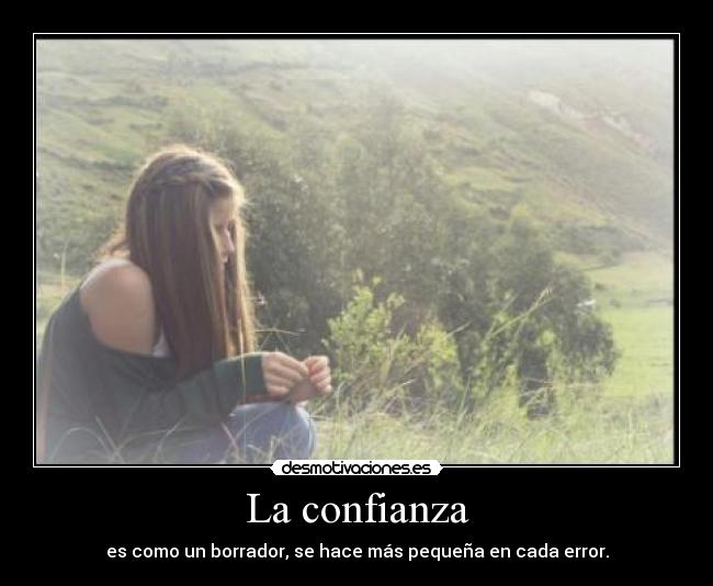 carteles confianza sabiduria desmotivaciones