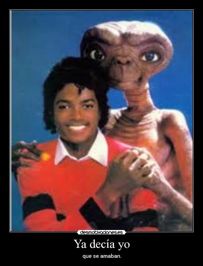 Ya decía yo - que se amaban.