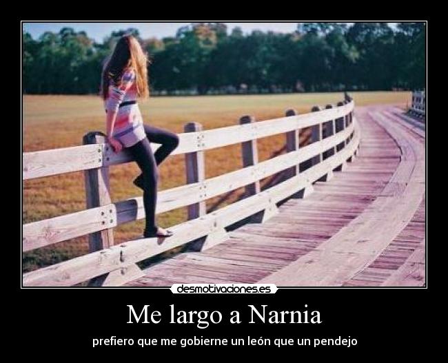 Me largo a Narnia - 