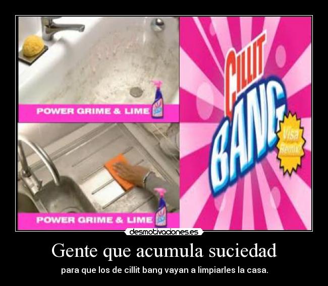 carteles cillit bang suciedad bang desmotivaciones