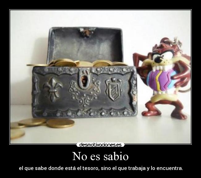 No es sabio - 