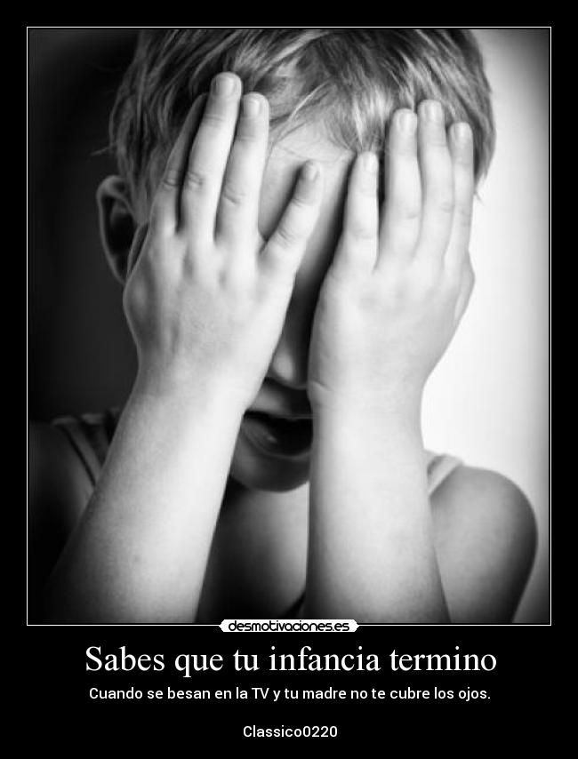 carteles infancia classico0220 desmotivaciones