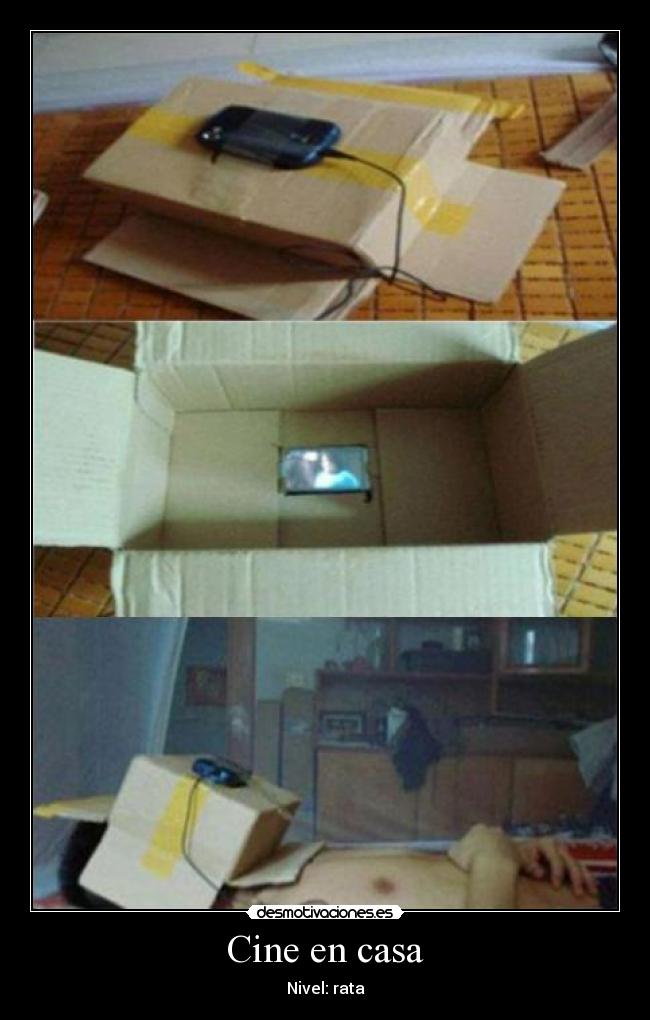 Cine en casa - Nivel: rata