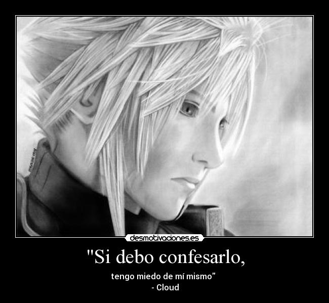 carteles ff7 cloud desmotivaciones