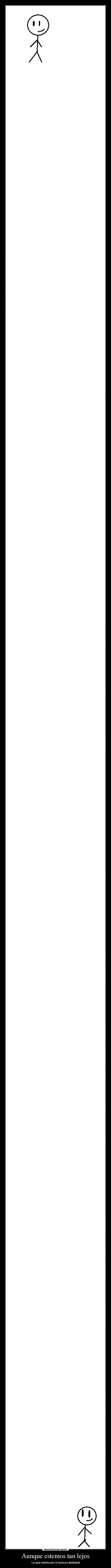 Aunque estemos tan lejos - Lo que siento por tí nunca cambiará