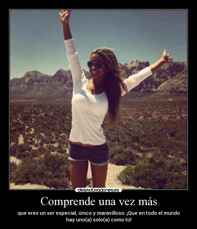 Comprende una vez más -