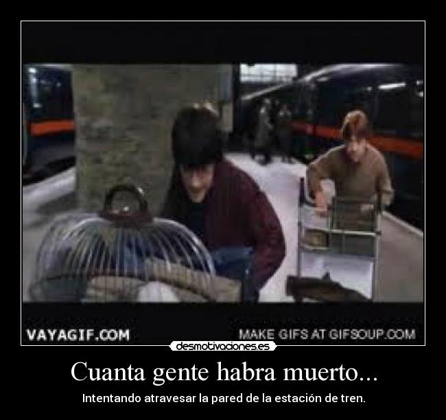 Cuanta gente habra muerto... - 