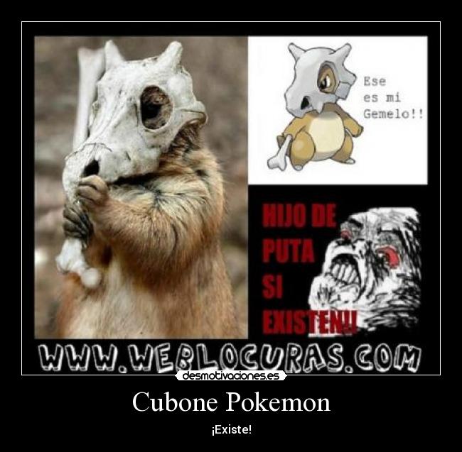 Cubone Pokemon - ¡Existe!