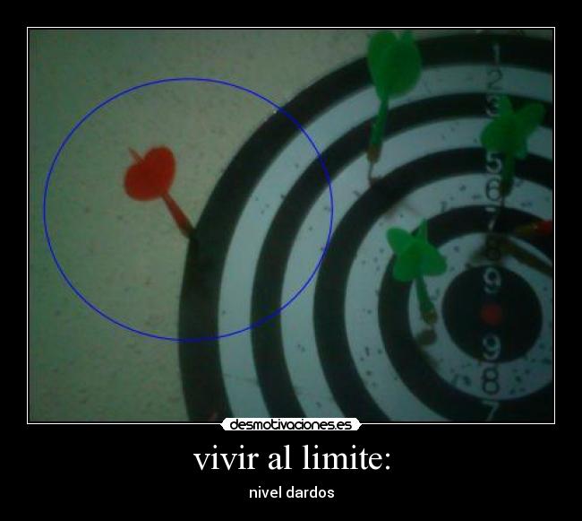 vivir al limite: -