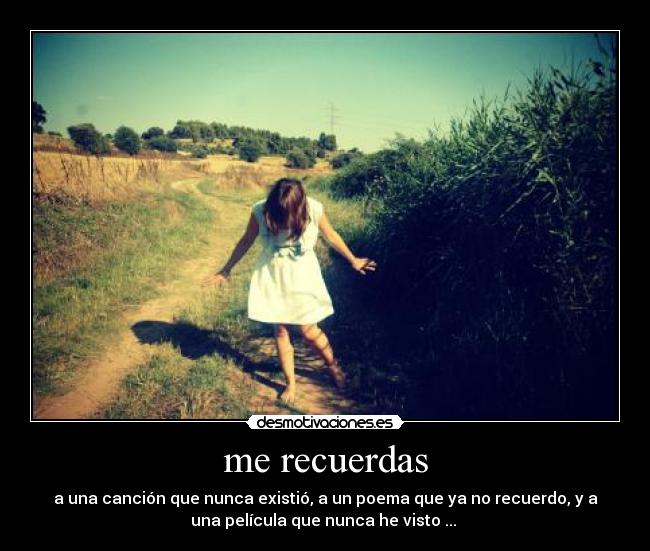 me recuerdas - 