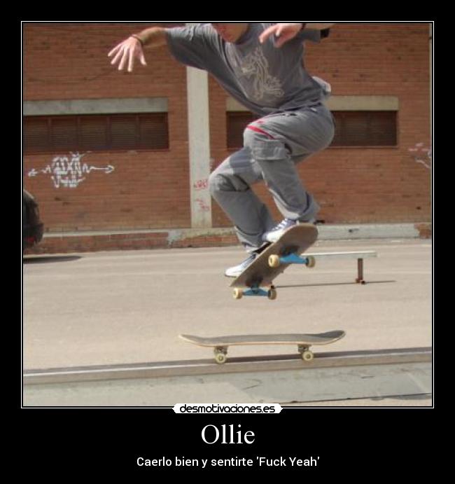 carteles skateboard ollie 2012 desmotivaciones