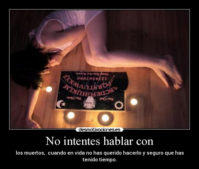 No intentes hablar con - 