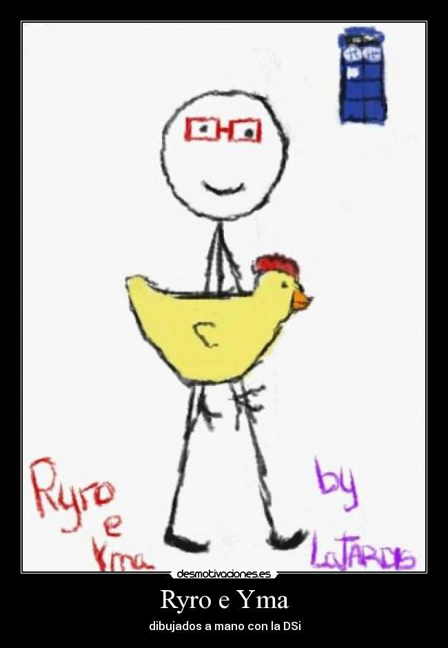 Ryro e Yma - dibujados a mano con la DSi