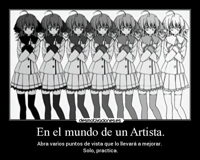 En el mundo de un Artista. -