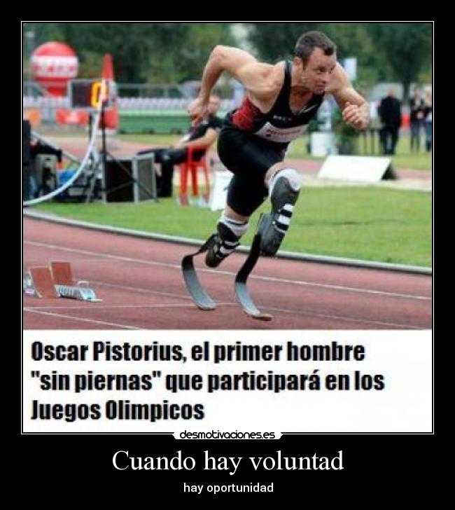 Cuando hay voluntad -