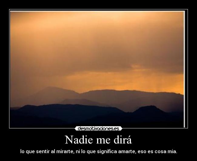 Nadie me dirá -