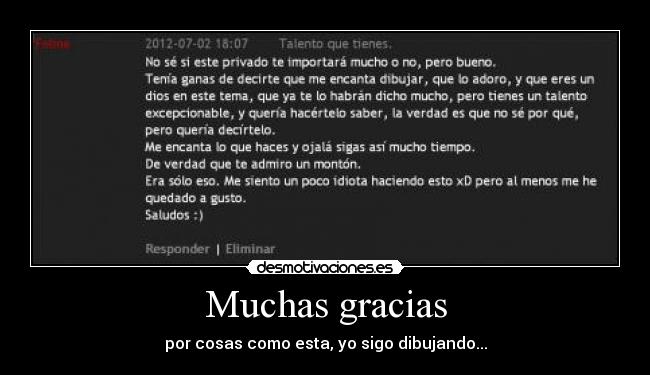 Muchas gracias -