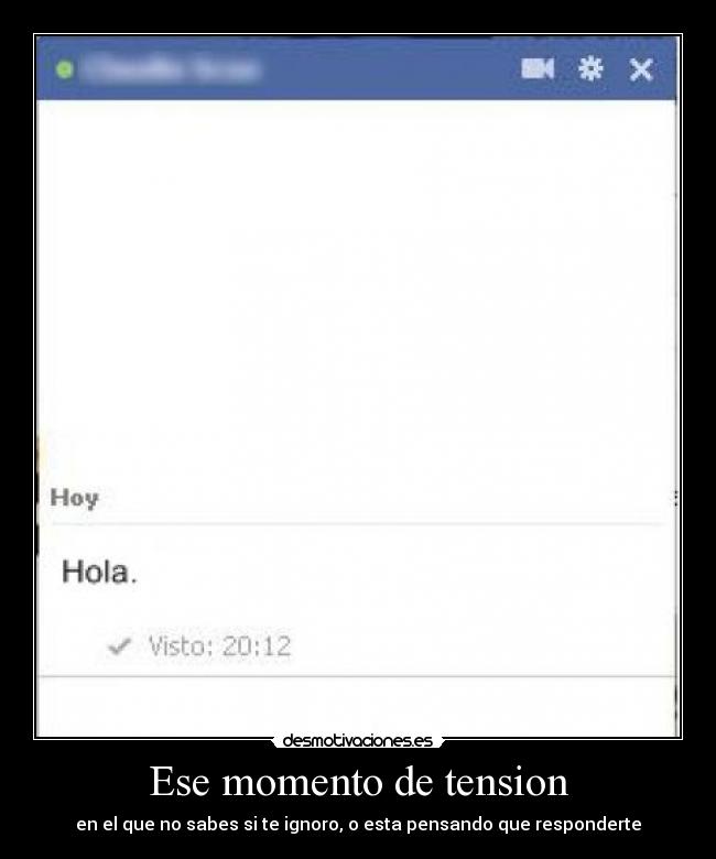 Ese momento de tension -