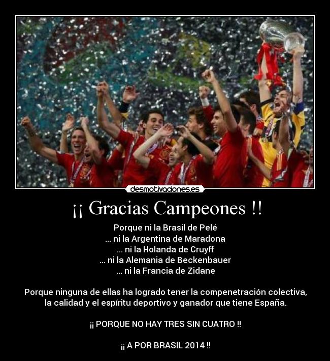 ¡¡ Gracias Campeones !! - 