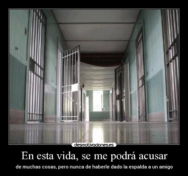 En esta vida, se me podrá acusar -
