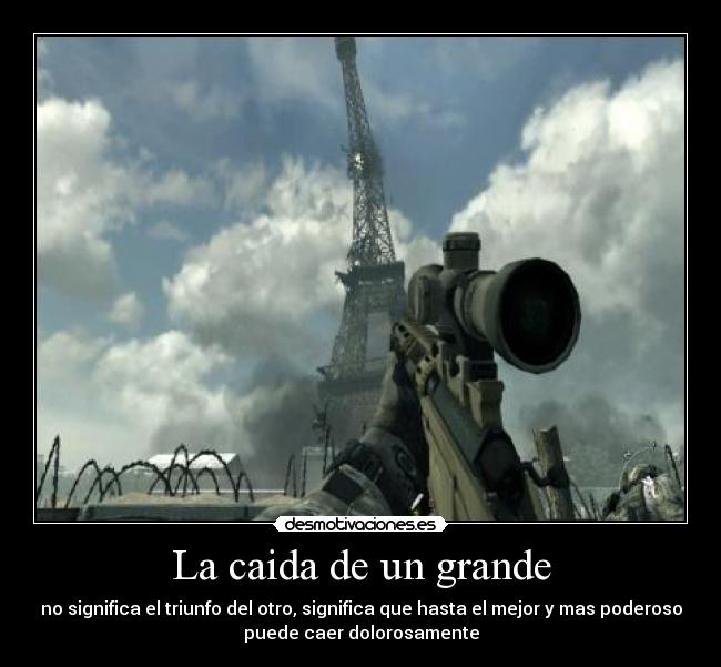 La caida de un grande -