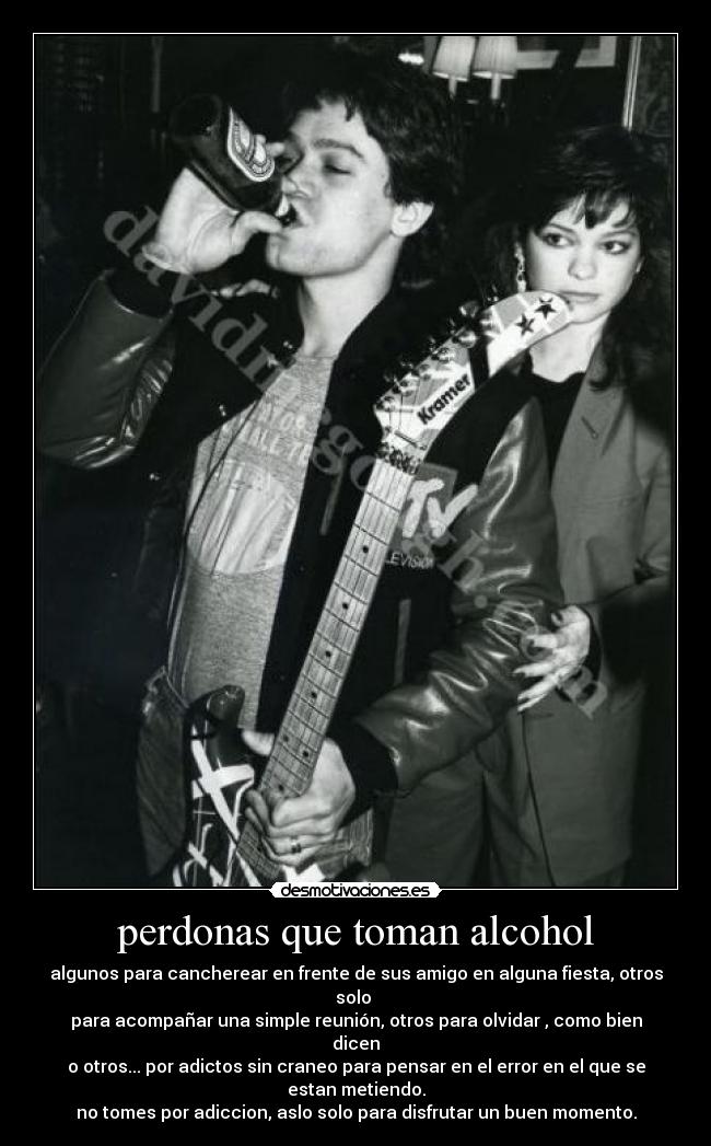 perdonas que toman alcohol - 