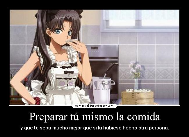 Preparar tú mismo la comida - 