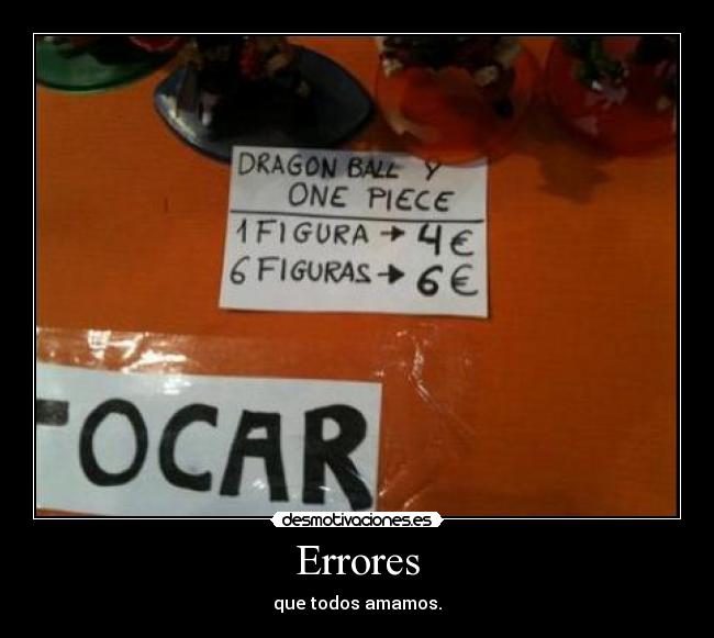 Errores - que todos amamos.