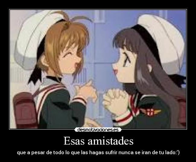 Esas amistades -