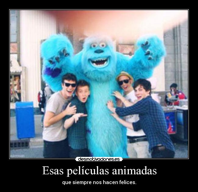 Esas películas animadas -