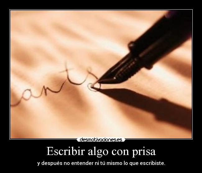 carteles escribir desmotivaciones