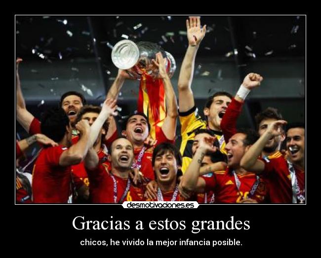Gracias a estos grandes -