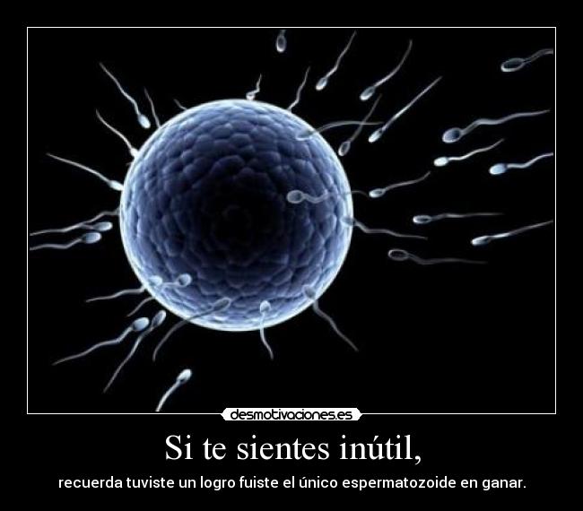 Si te sientes inútil, - 