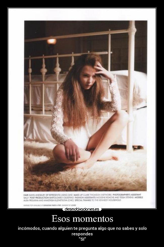Esos momentos -