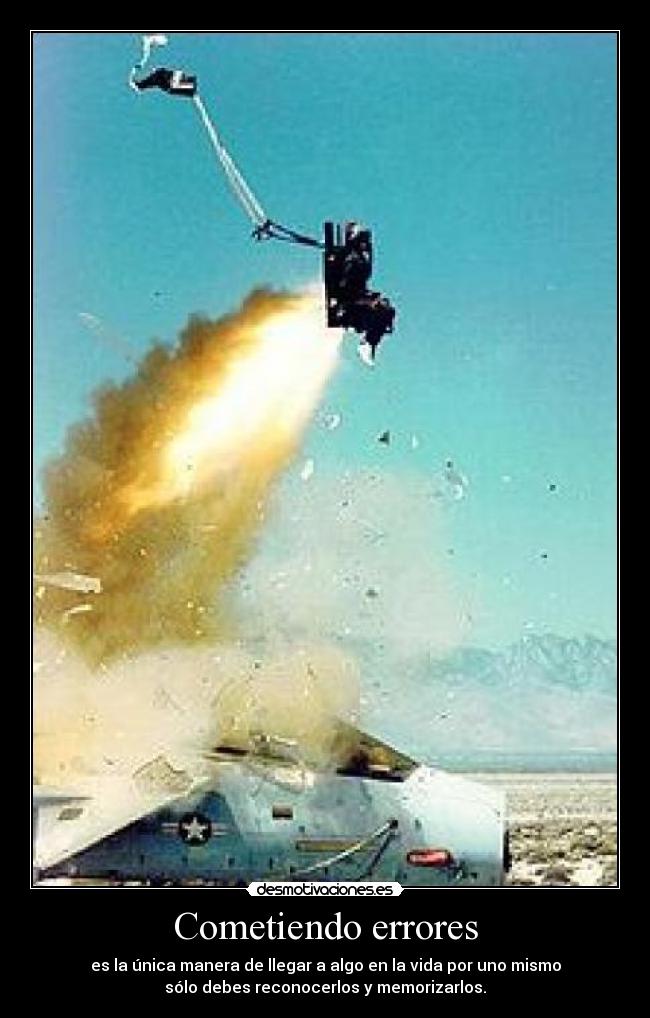 Cometiendo errores -