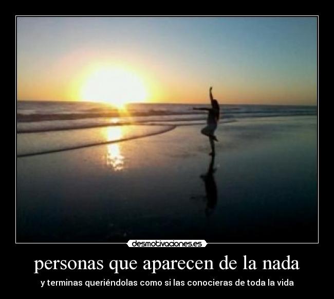 personas que aparecen de la nada -