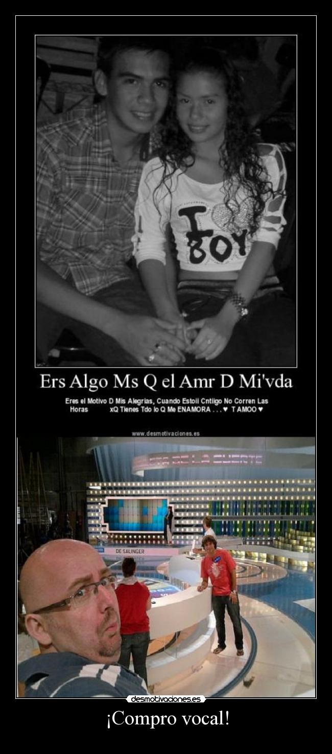 ¡Compro vocal! -