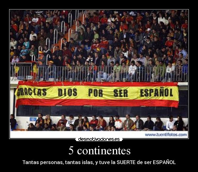 5 continentes -