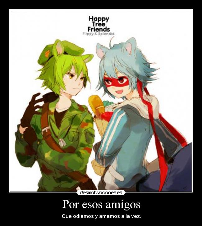carteles amigos happy tree friends desmotivaciones