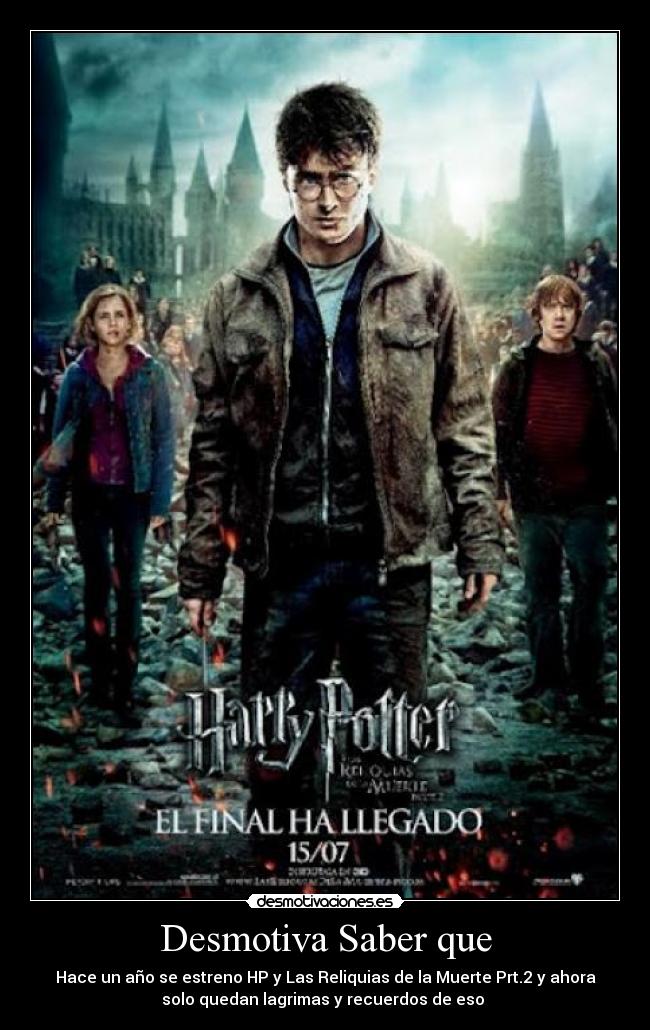 Desmotiva Saber que -