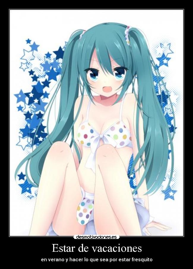 Estar de vacaciones -