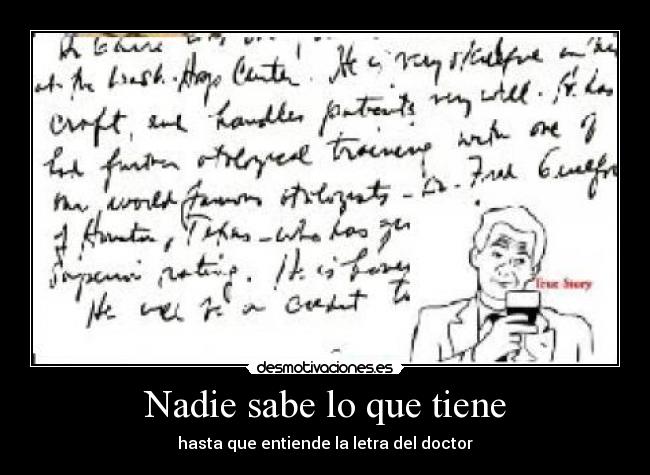 Nadie sabe lo que tiene - 