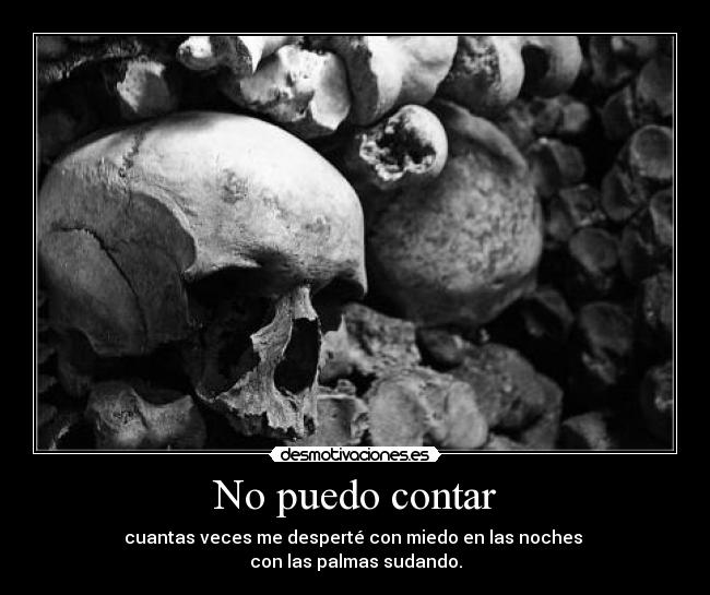 No puedo contar -
