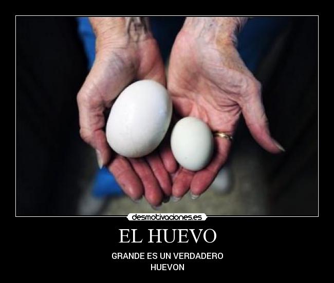 EL HUEVO Desmotivaciones