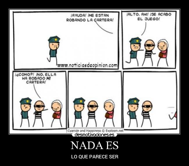 NADA ES - LO QUE PARECE SER