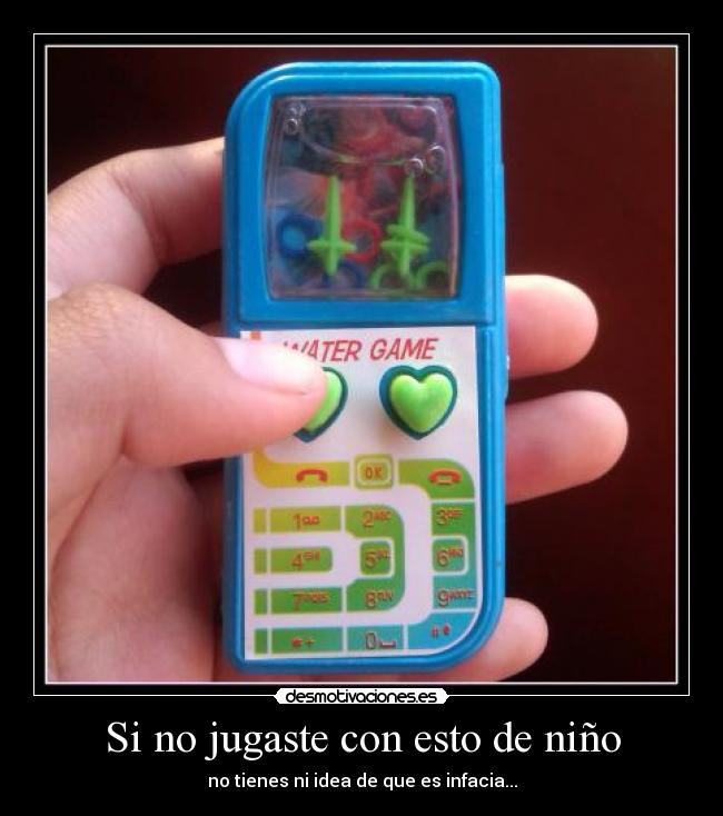 Si no jugaste con esto de niño - no tienes ni idea de que es infacia...