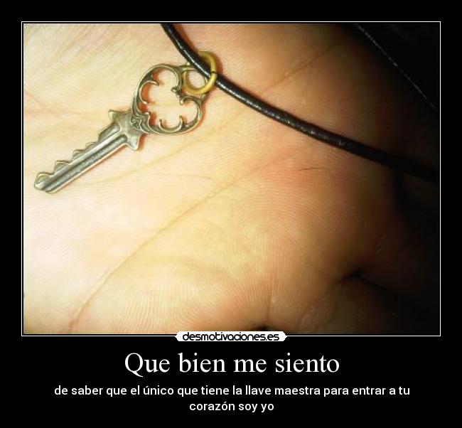 Que bien me siento -