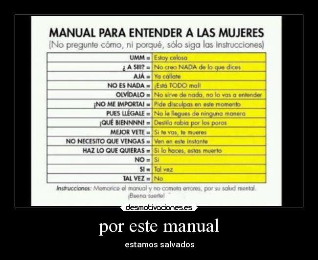 por este manual - 